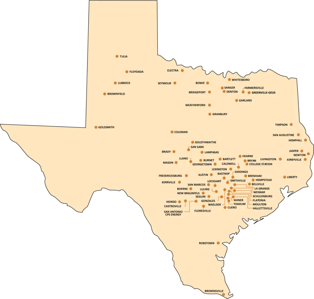 texas municipal utilities